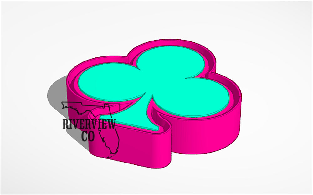 Spade car freshie mold gambling