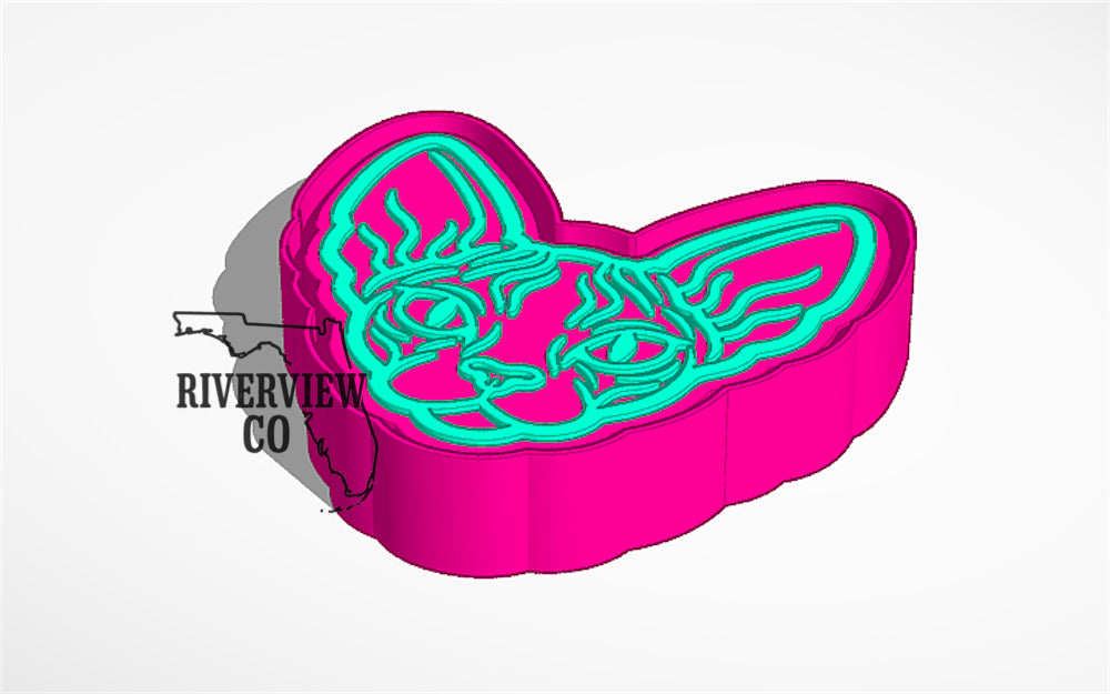 Sphinx Cat car freshie mold