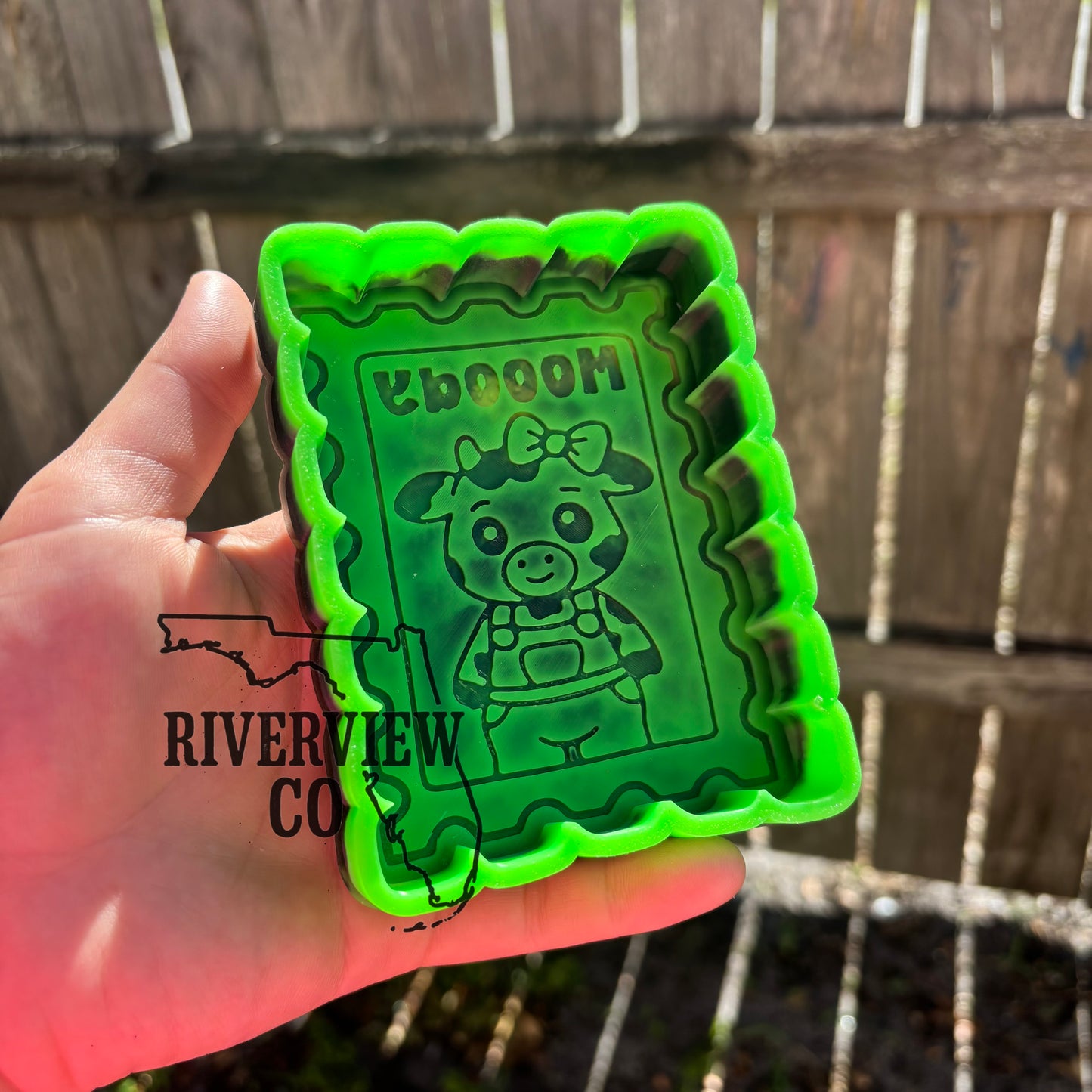 Moody cow car freshie mold