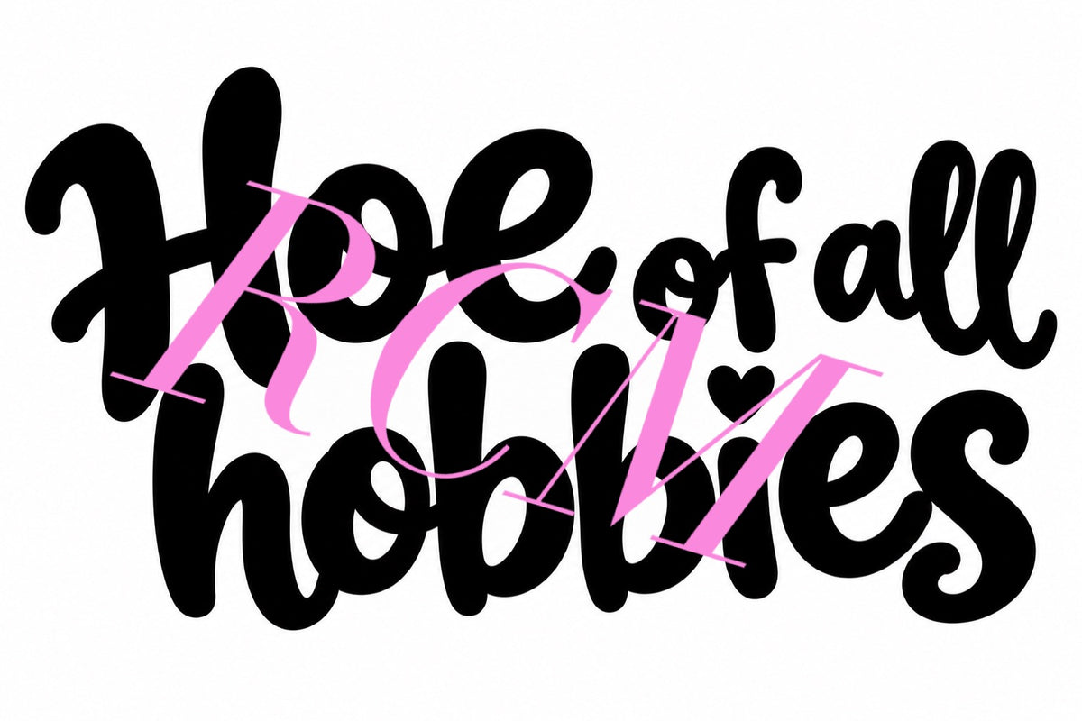Hoe of all hobbies car freshie mold