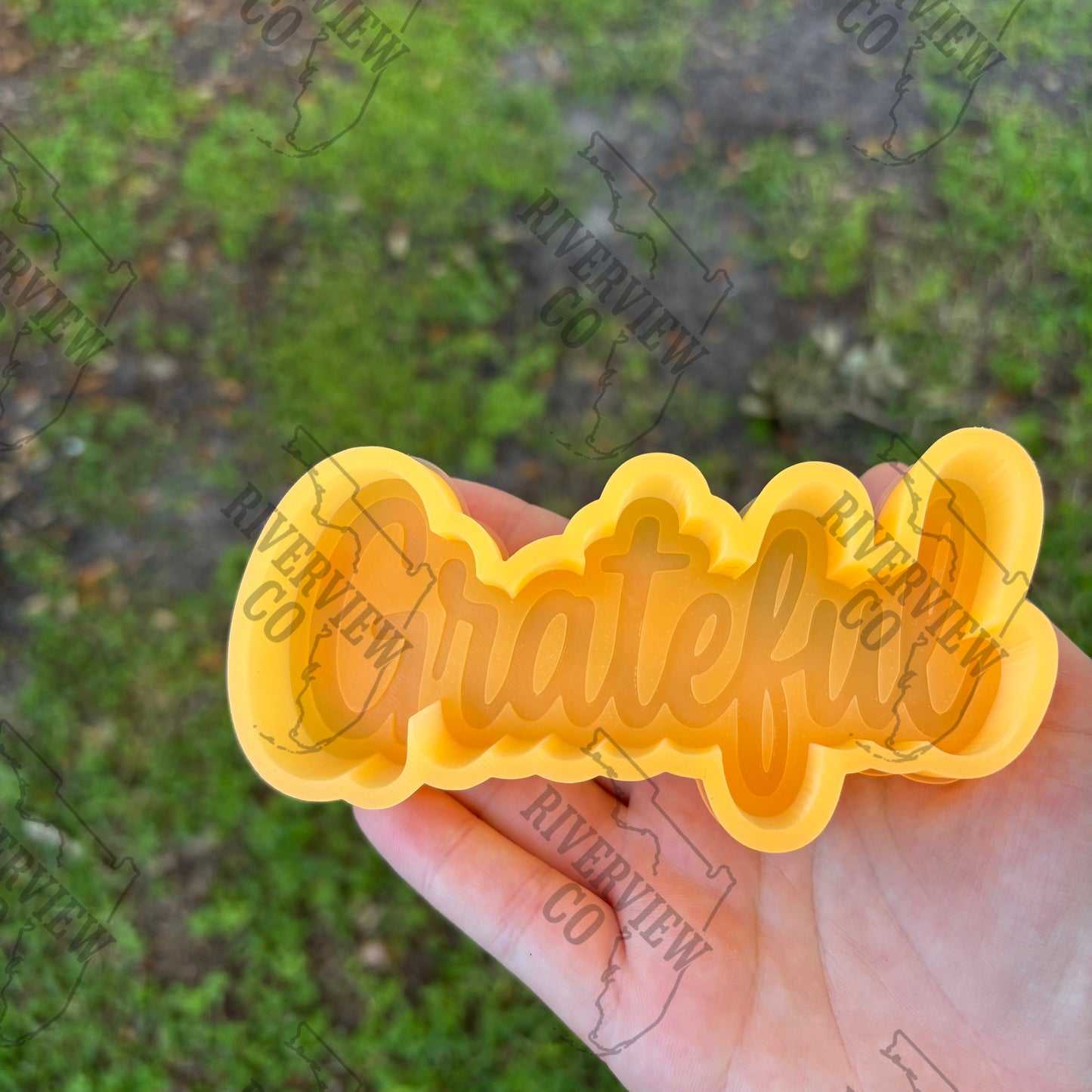 Grateful car freshie mold