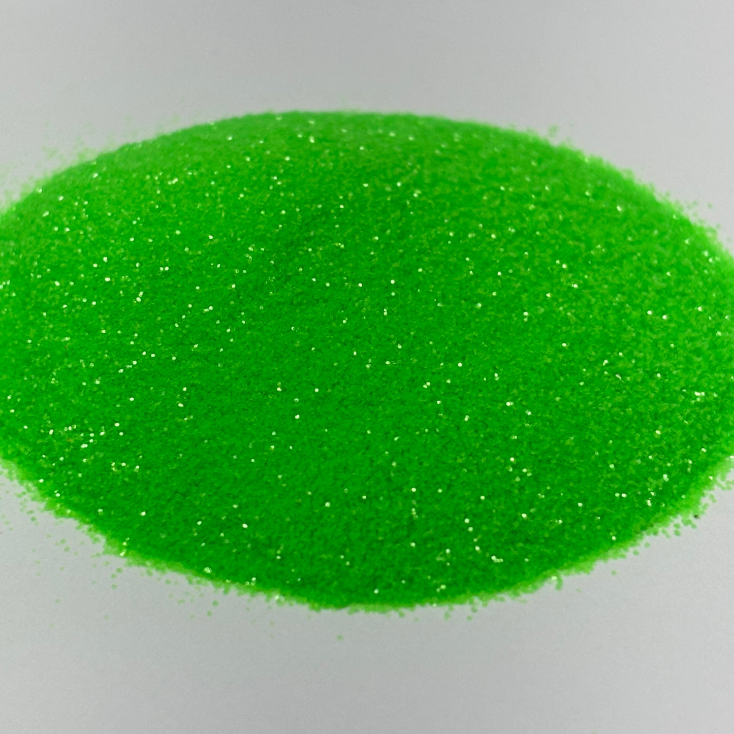 Fishing lure green fine glitter
