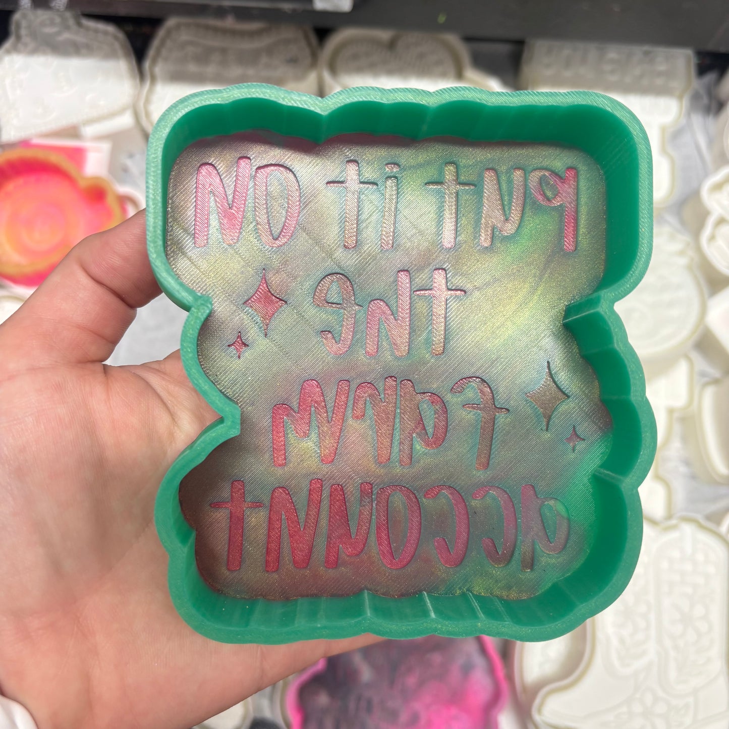 Put it on the farm account car freshie mold
