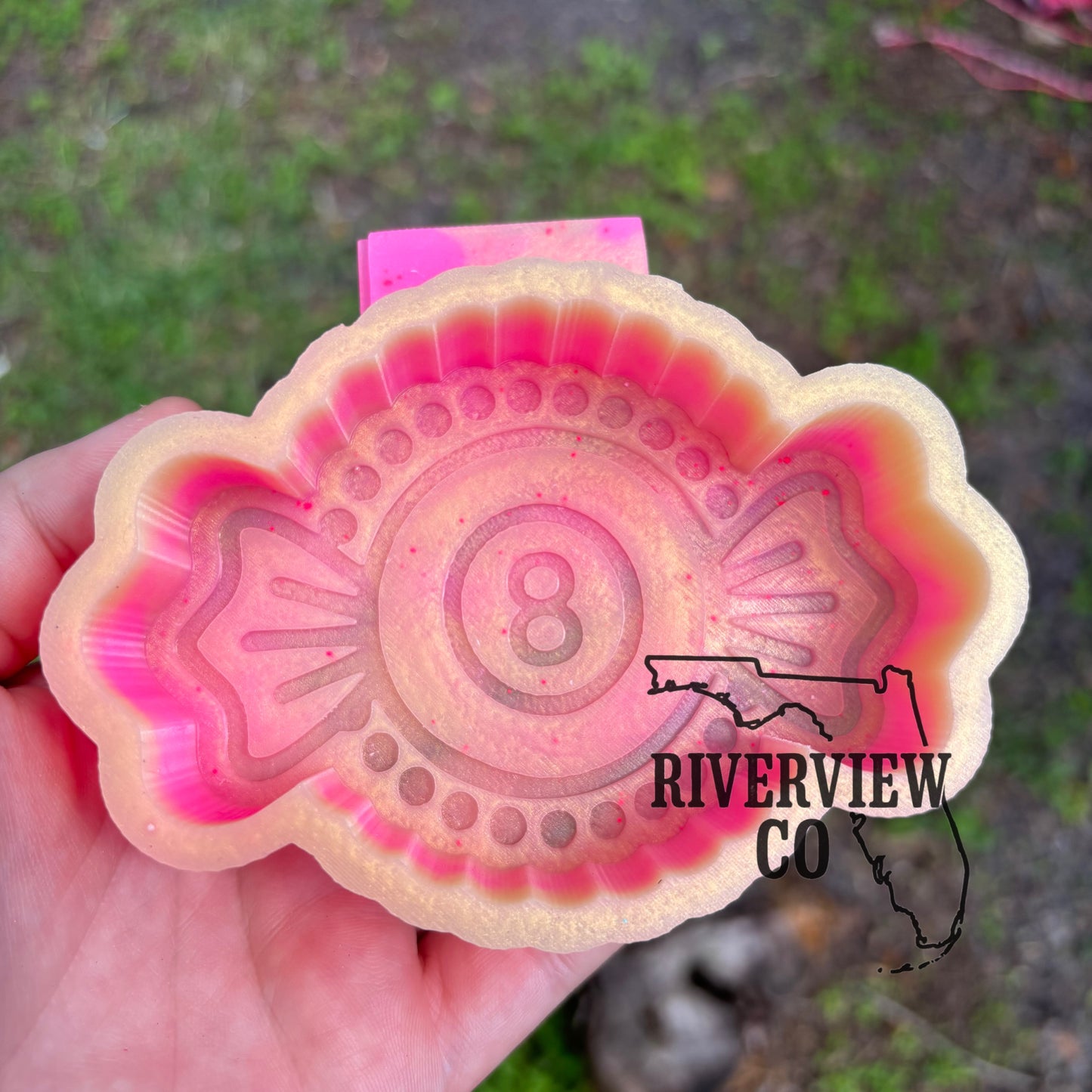 Candy 8 ball car freshie mold