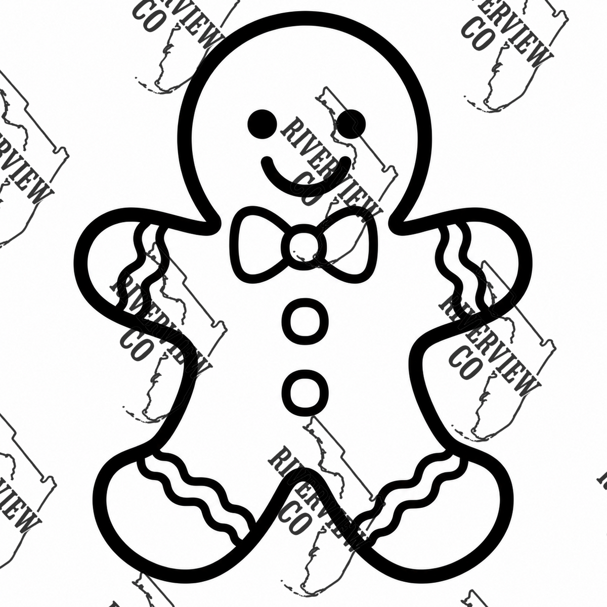 Gingerbread man car freshie mold