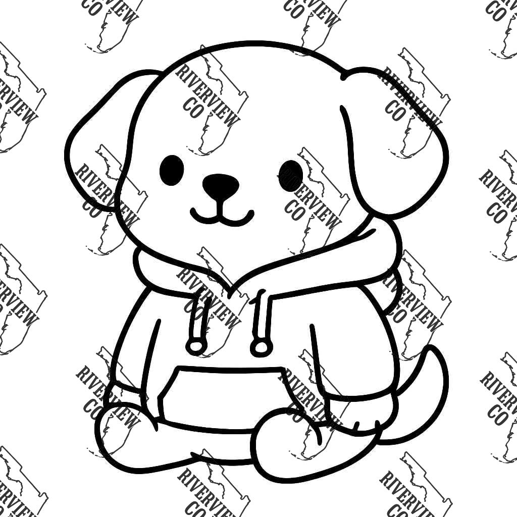 Dog in a jacket car freshie mold