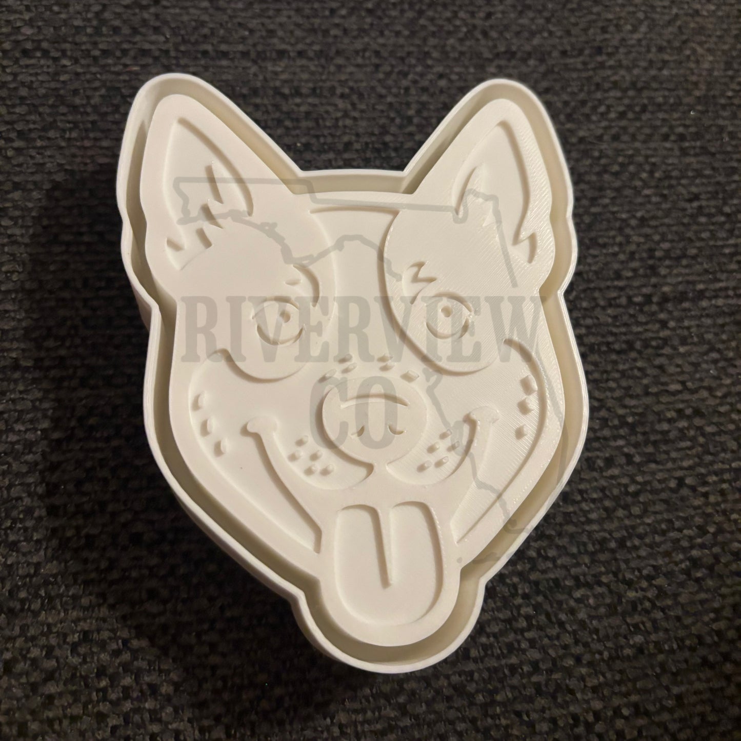 Blue heeler dog car freshie mold