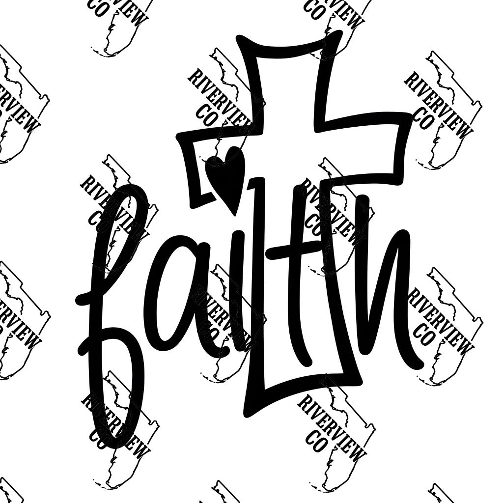 Faith with cross car freshie mold