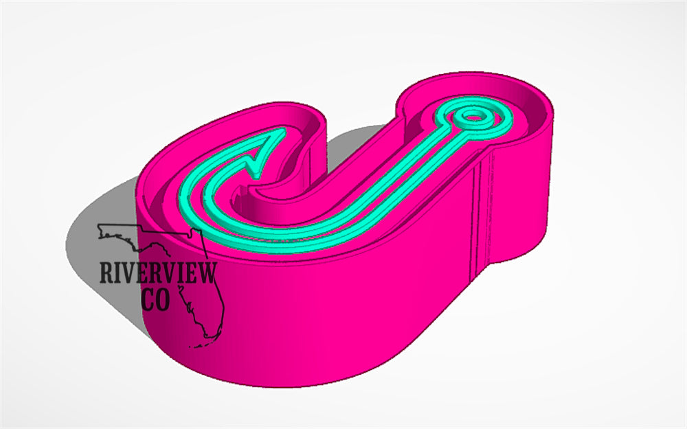 Hook vents car freshie mold