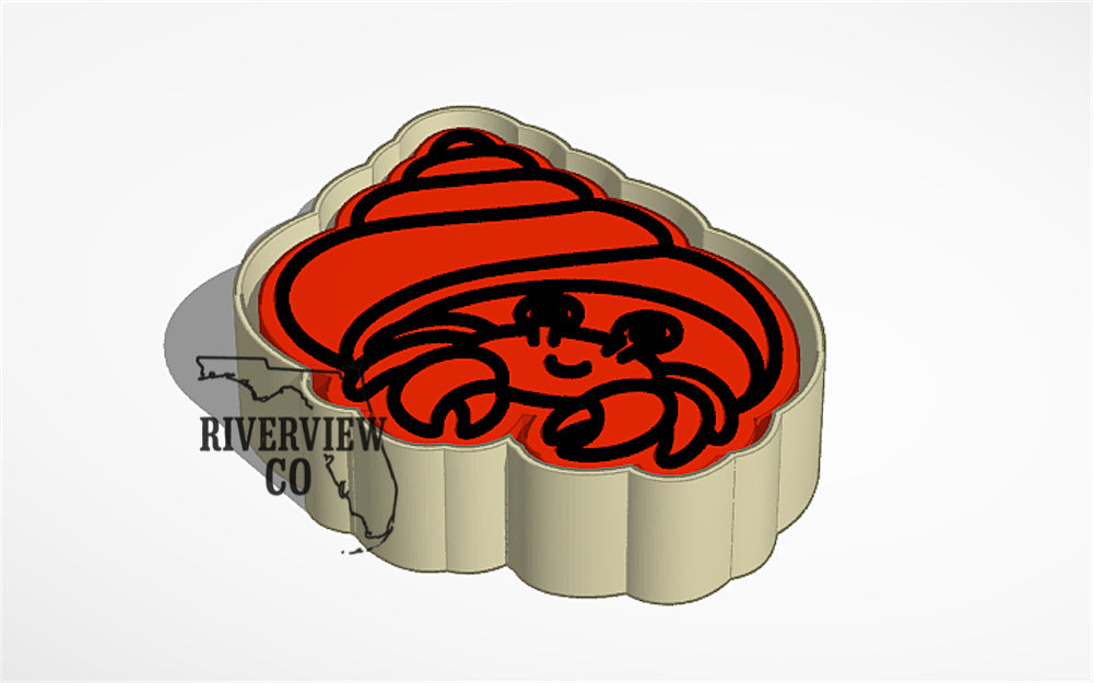 Hermit crab car freshie mold