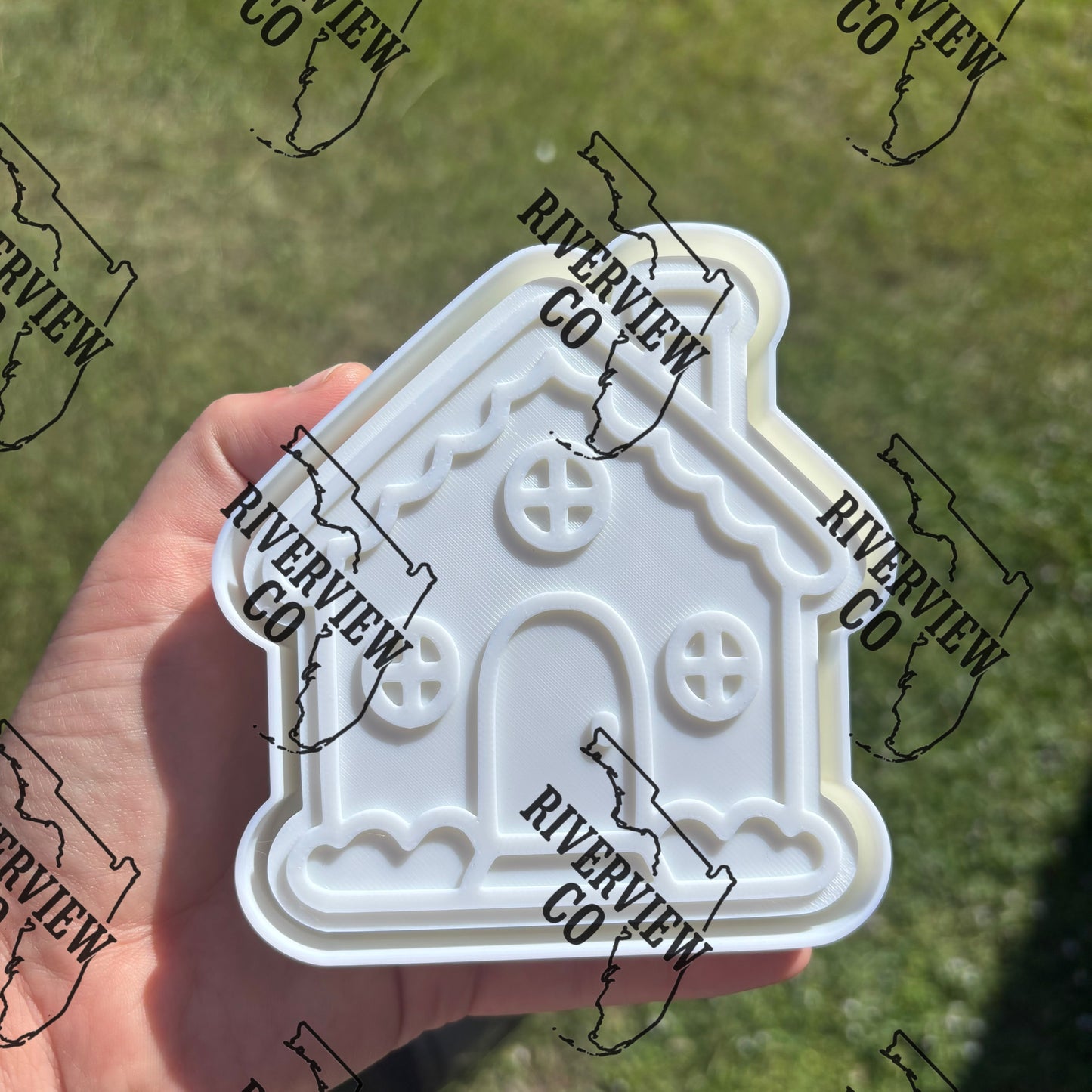Christmas gingerbread house car freshie mold