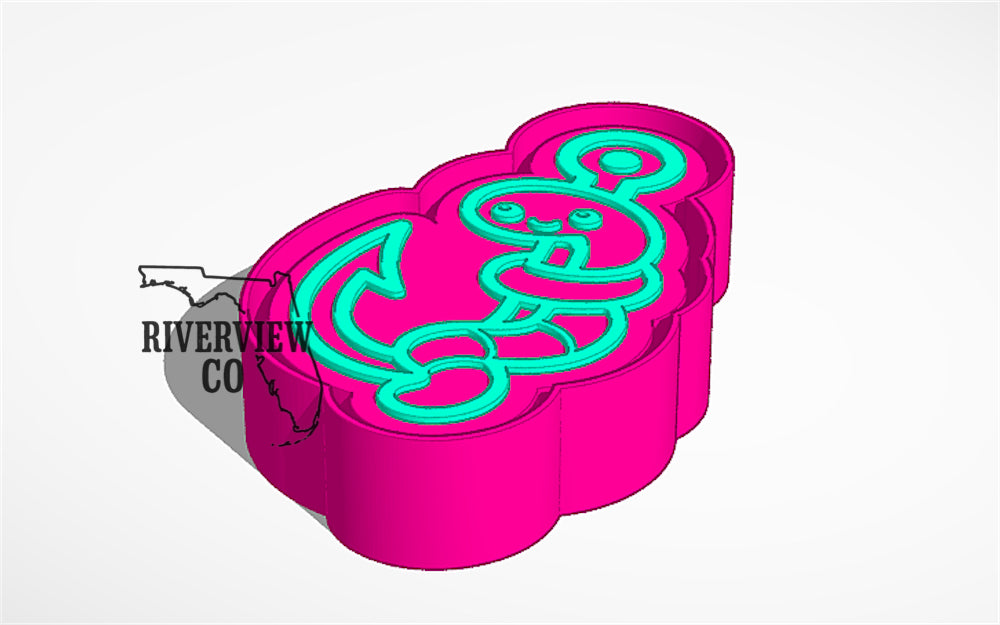 Work on hook car freshie mold