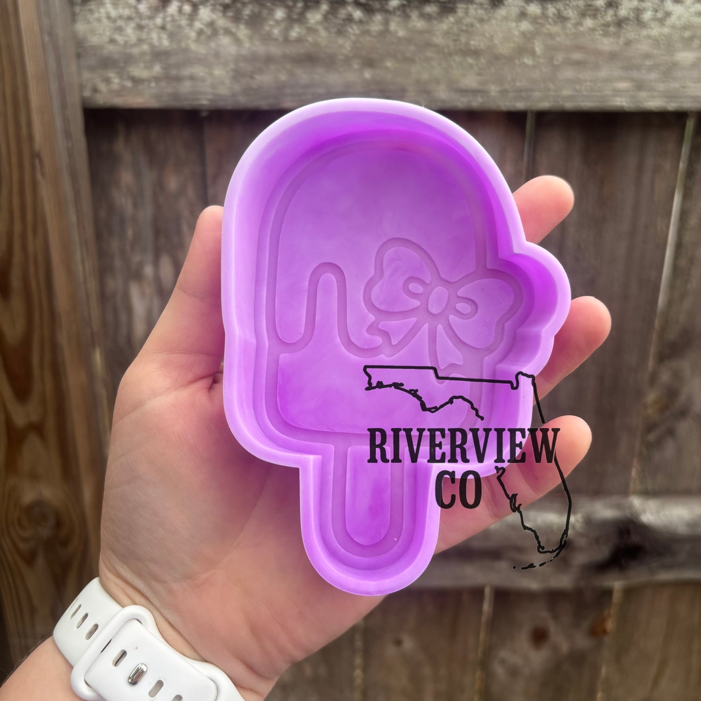 Popsicle with bow car freshie mold