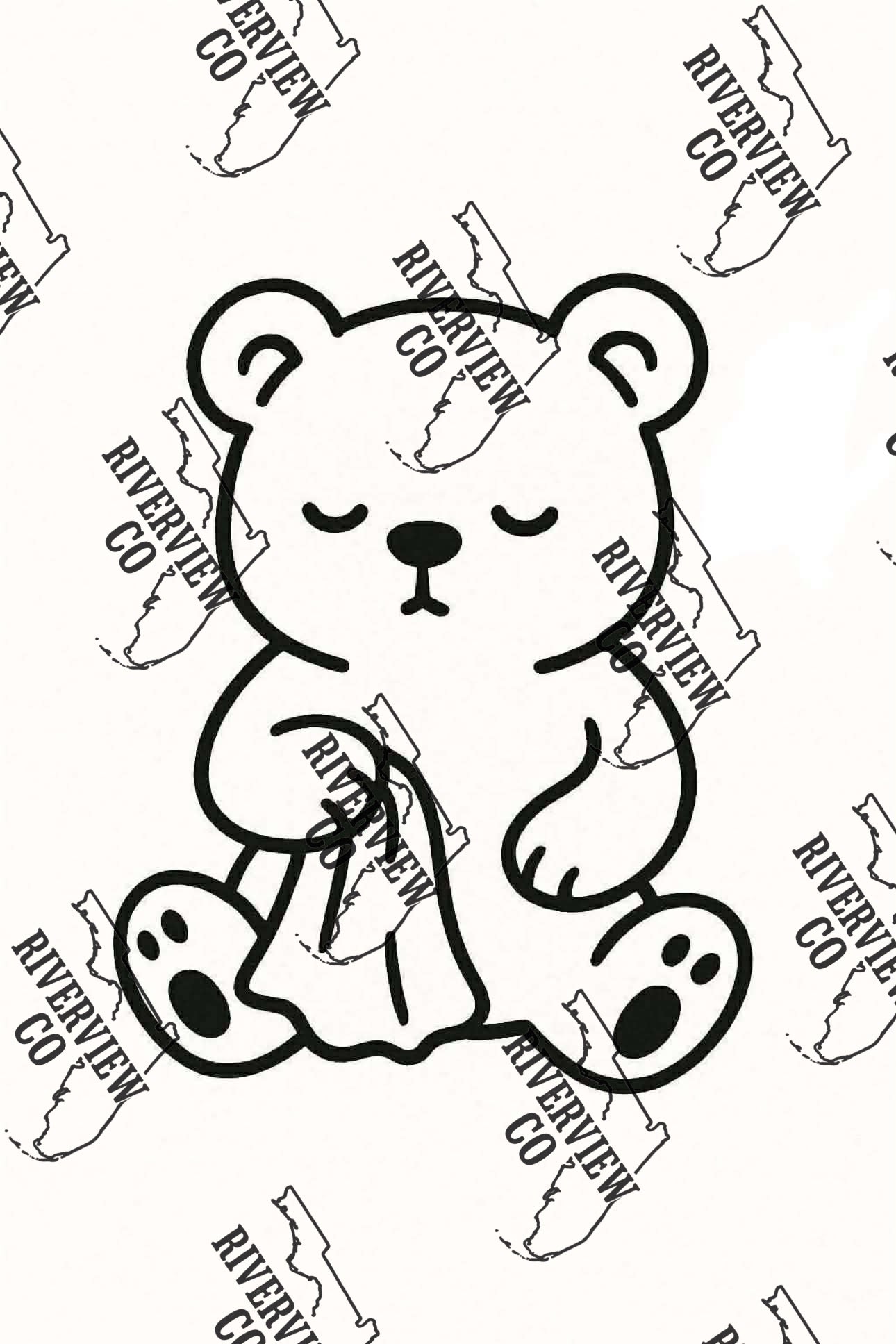 Sleeping bear car freshie mold