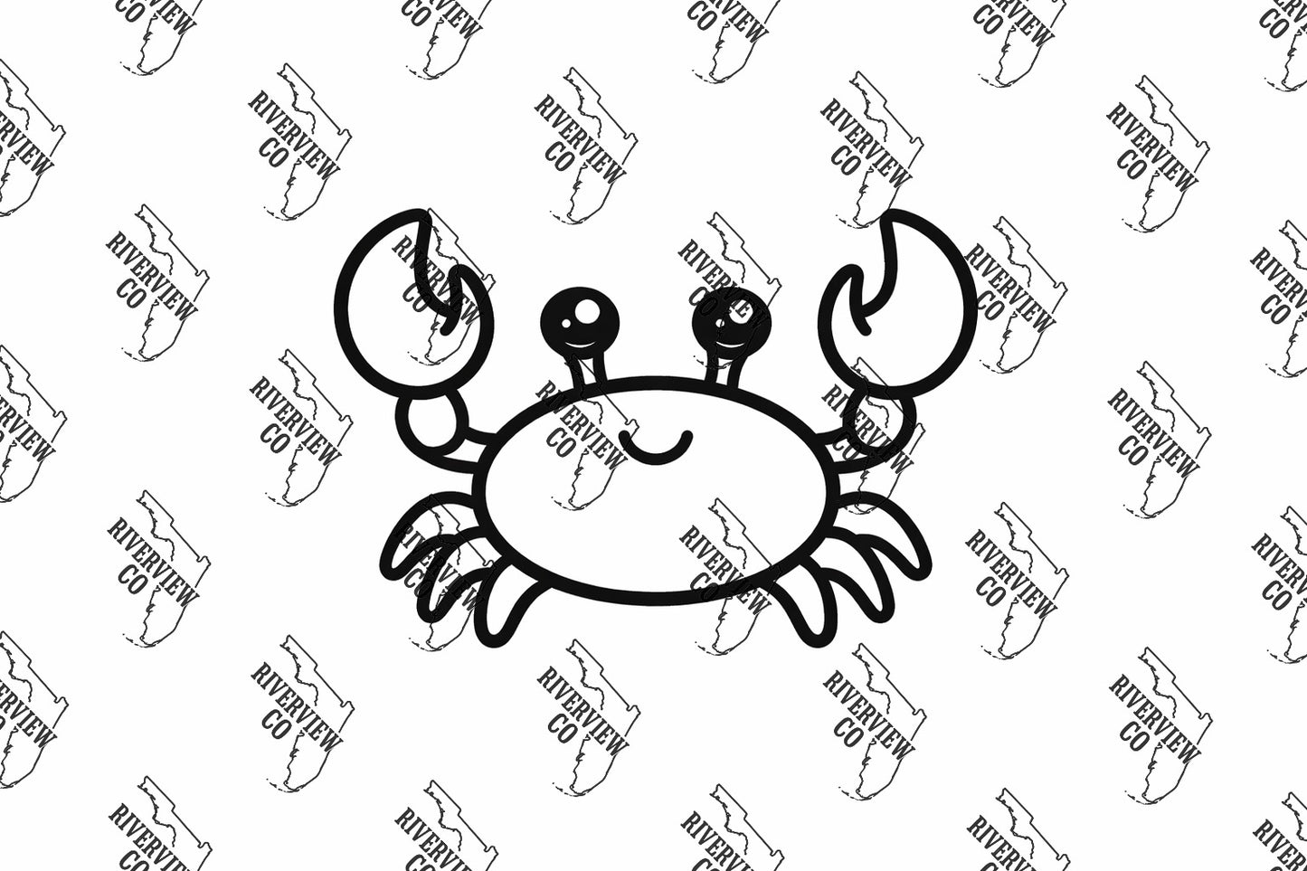 Cute crab car freshie mold for summer