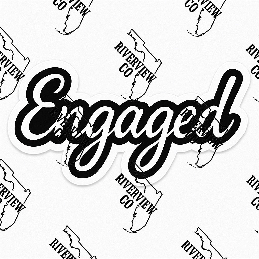 Engaged car freshie mold