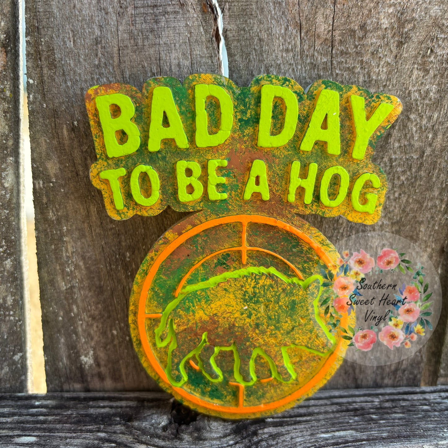Bad day to be a hog car freshie mold