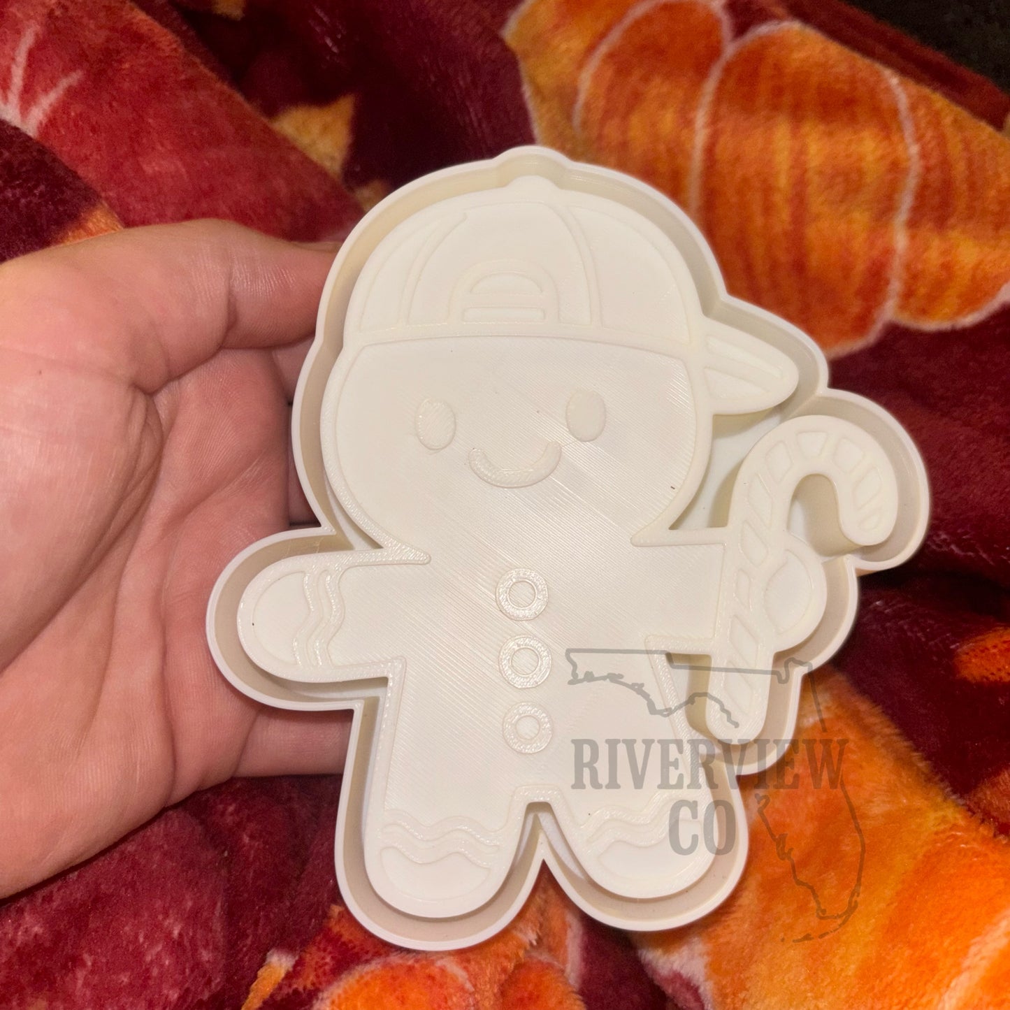 Gingerbread boy car freshie mold