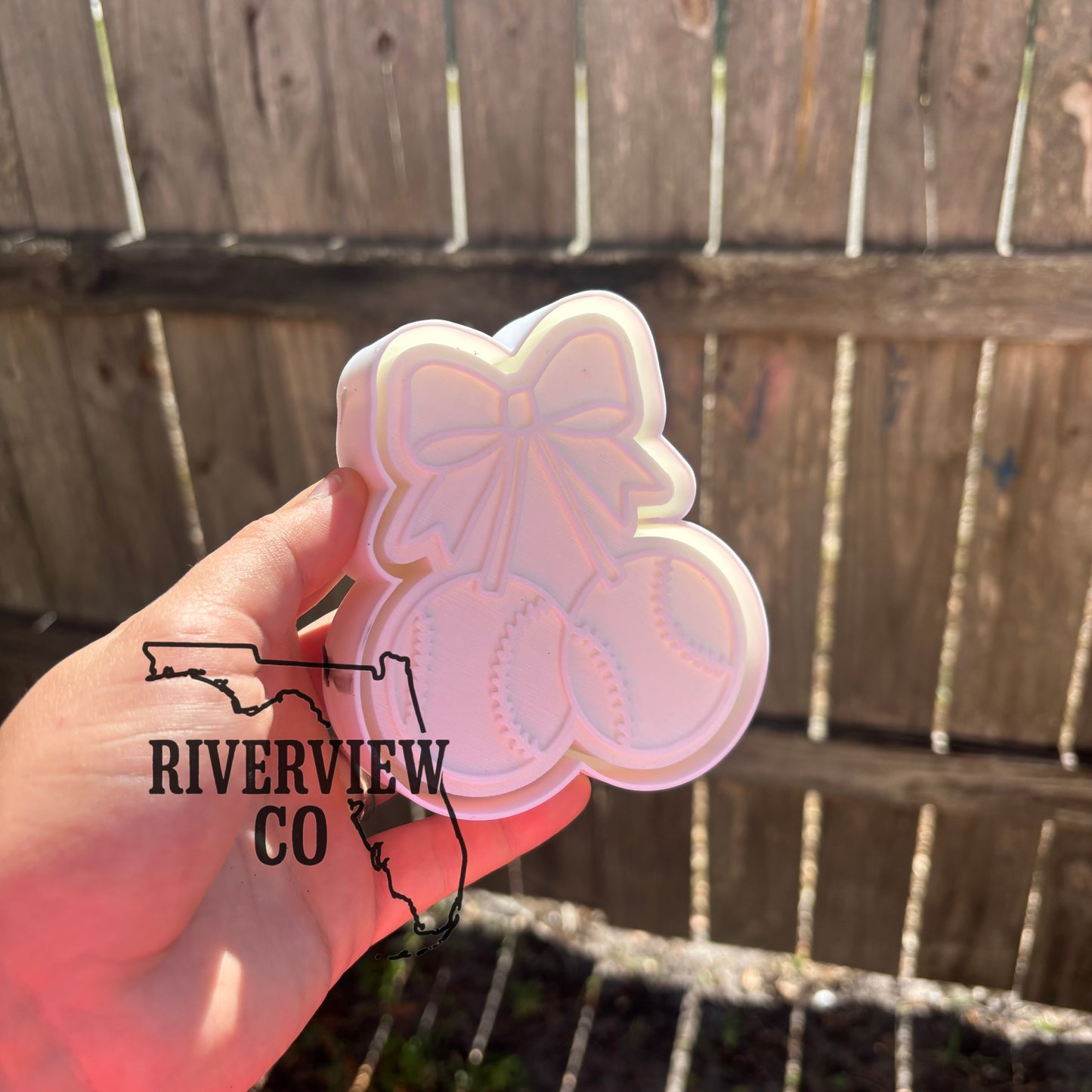 Baseball cherries car freshie mold