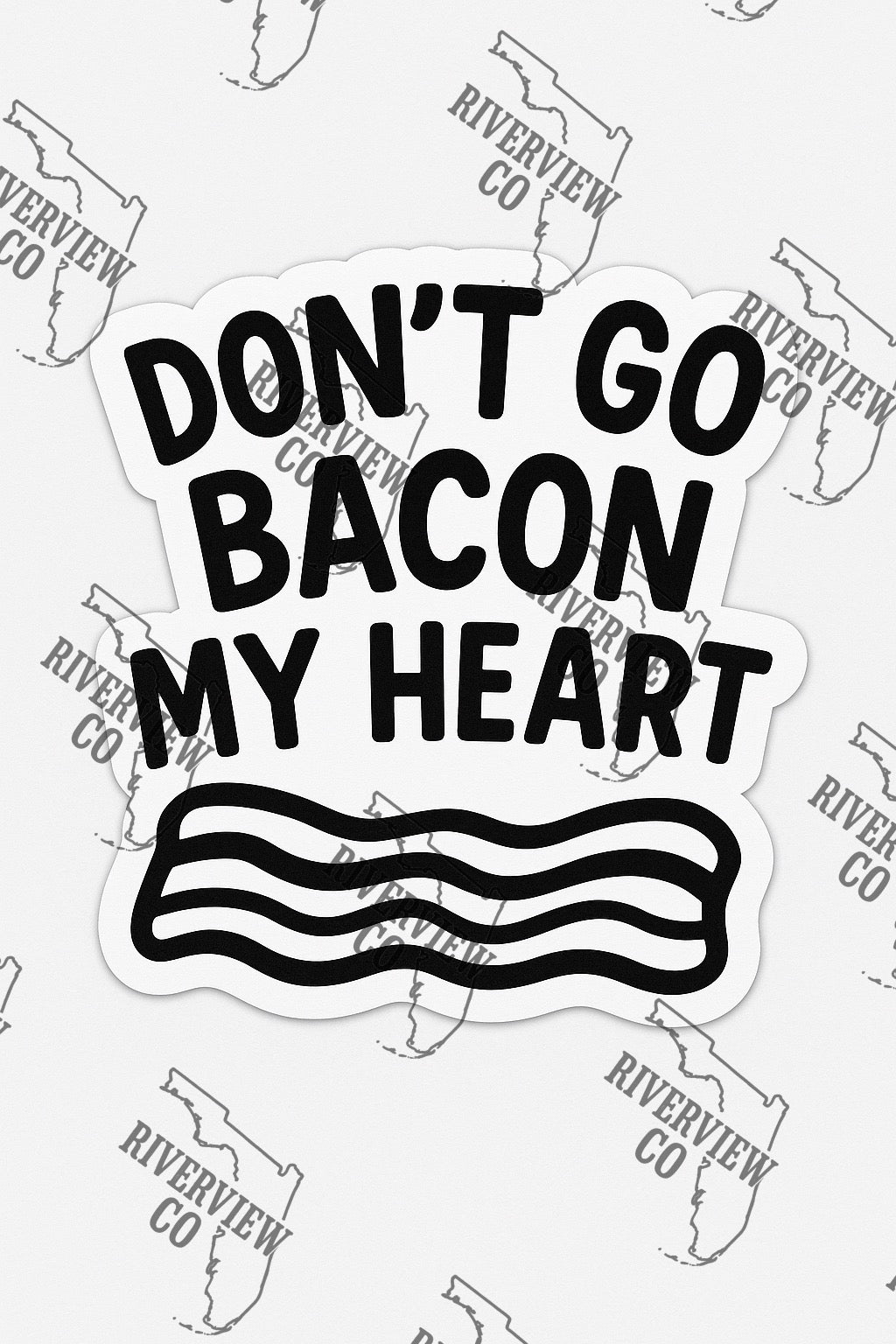Don’t go bacon my heart valentines car freshie mold