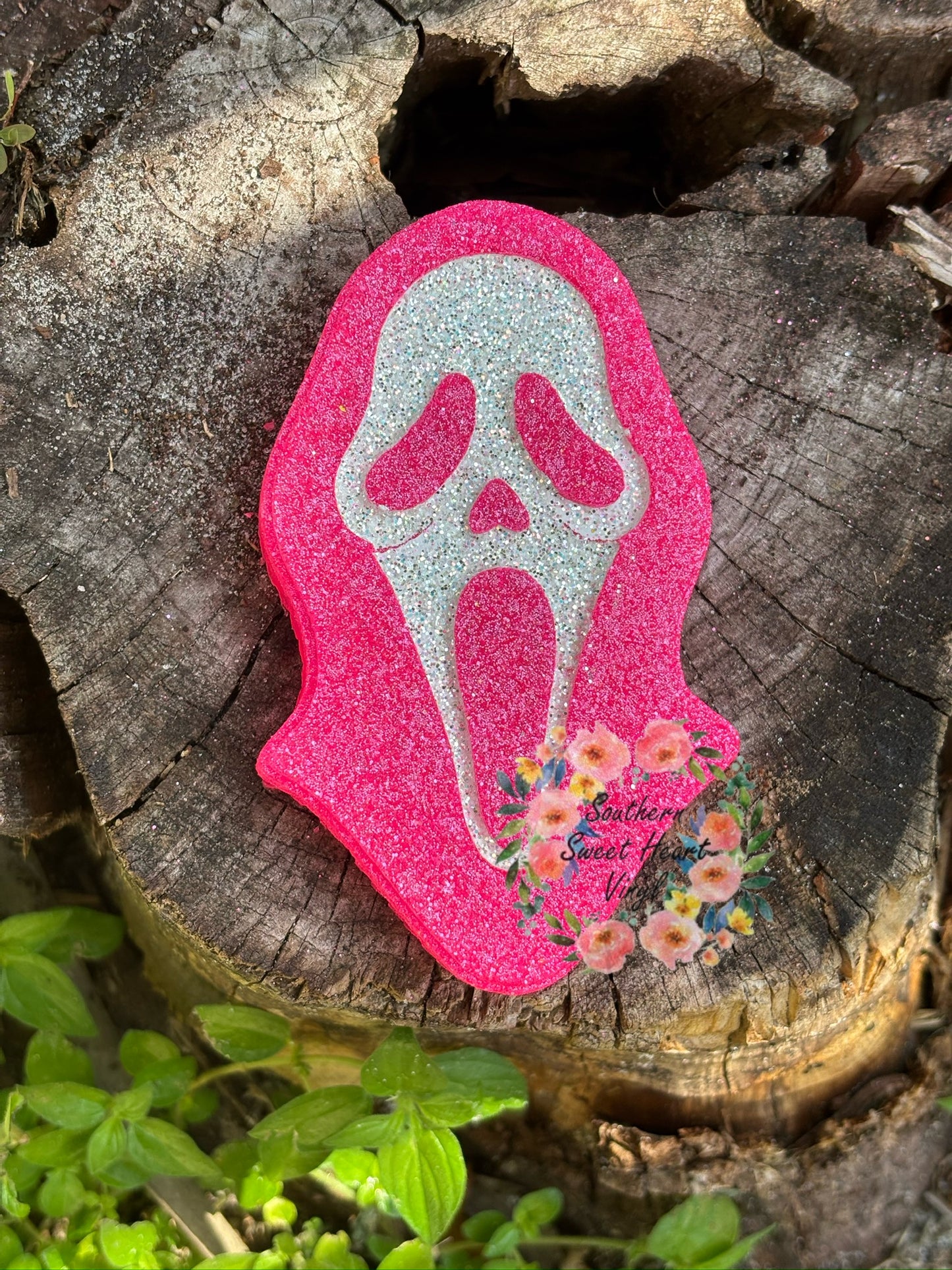 Ghost face car freshie mold