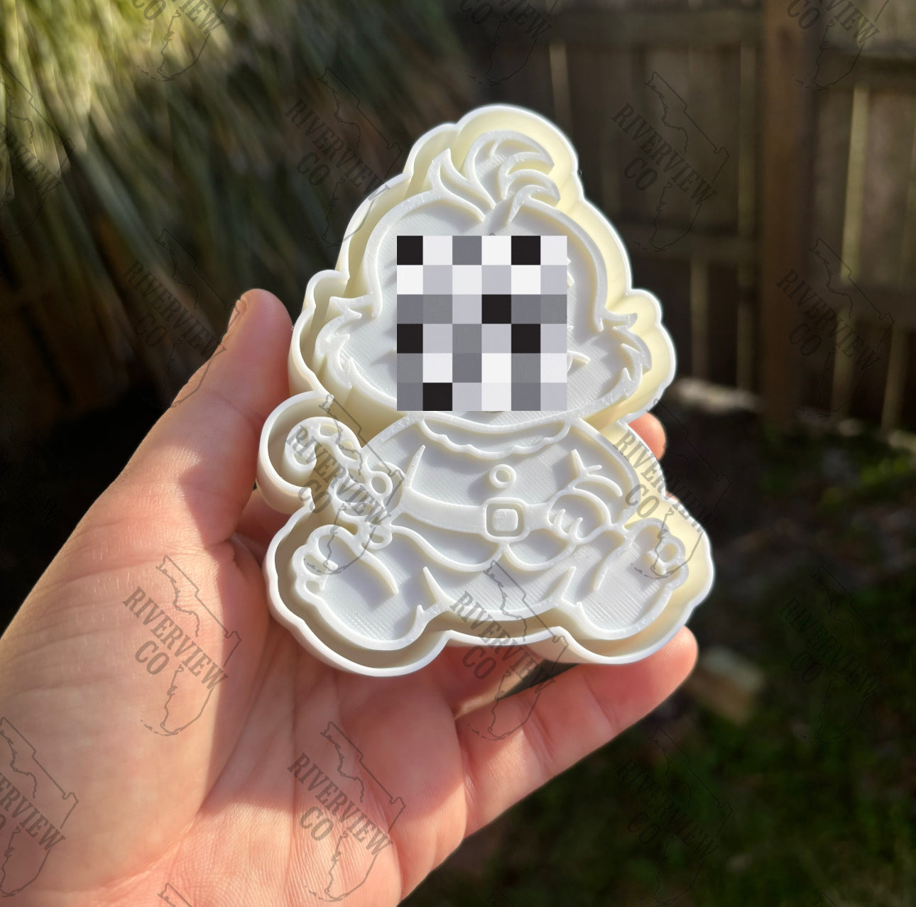 Christmas Baby g man car freshie mold