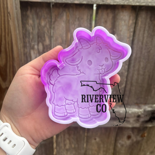 Cute goat car freshie mold