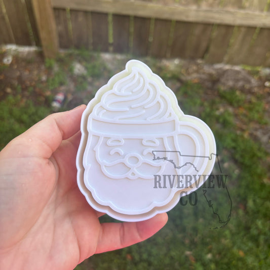 Santa cup Christmas car freshie mold