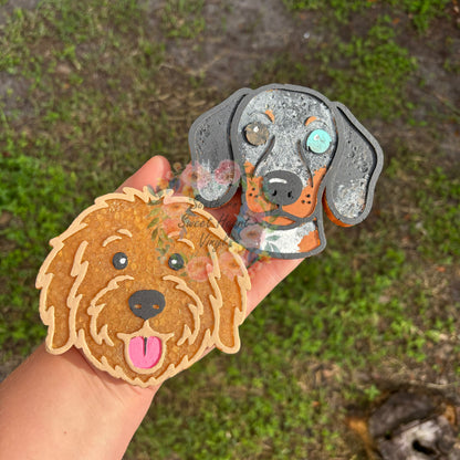 Doodle dog car freshie mold