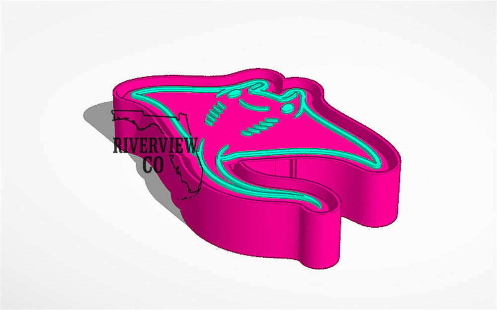 Stingray car freshie mold