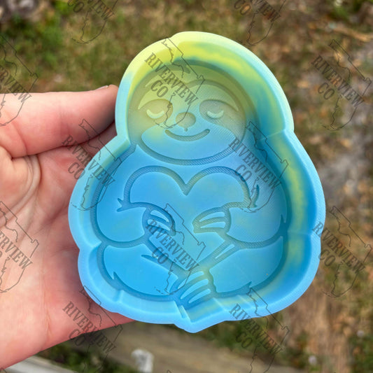 Sloth with heart Valentine’s Daycar freshie mold