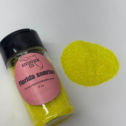 Florida sunrise fine glitter