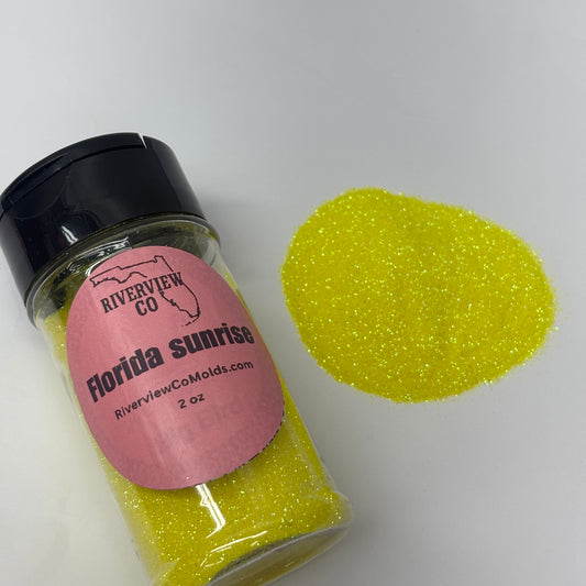 Florida sunrise fine glitter