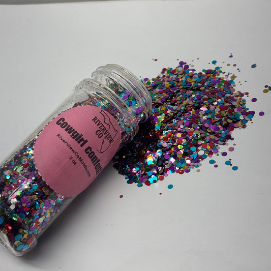 Cowgirl confetti chunky glitter
