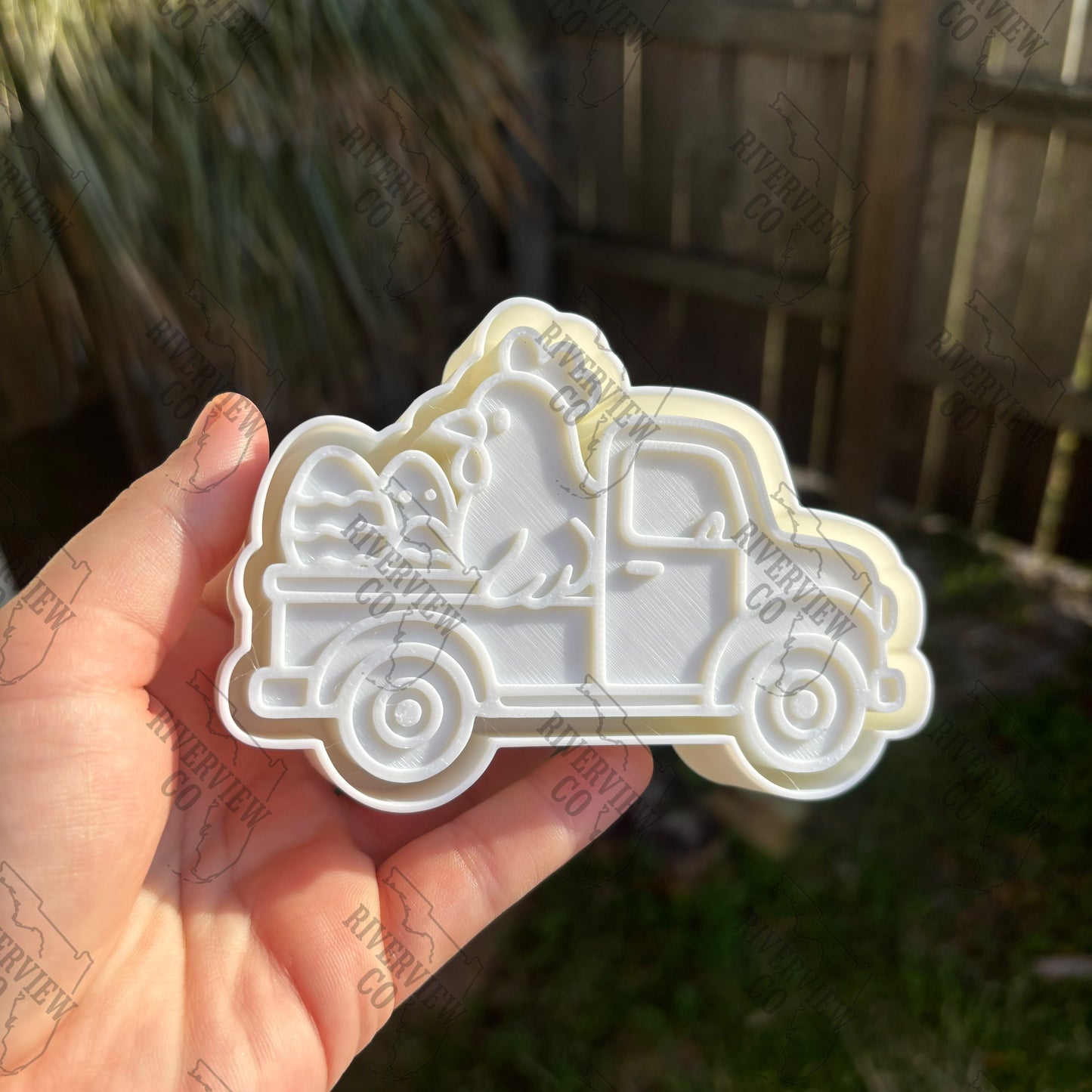 Easter truck car freshie mold