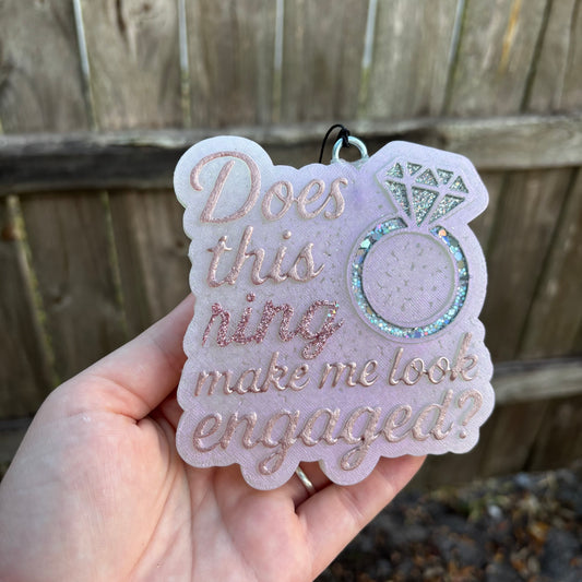 Does this ring make me look engaged car freshie mold