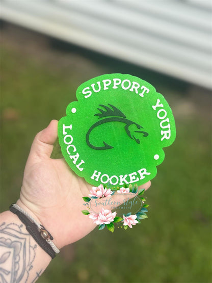 Support your local hooker car freshie mold