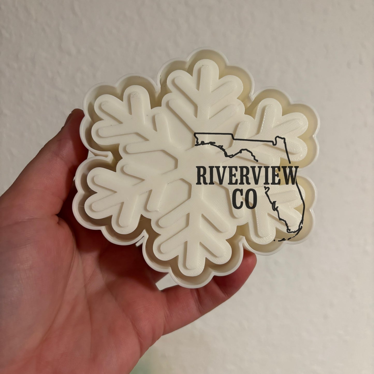 Snowflake car freshie mold