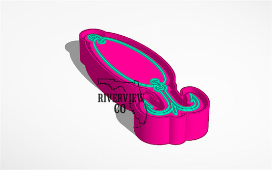 Spoon lure car freshie mold
