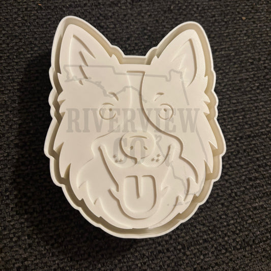 Border collie dog car freshie mold
