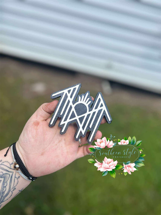 Sleep car freshie mold