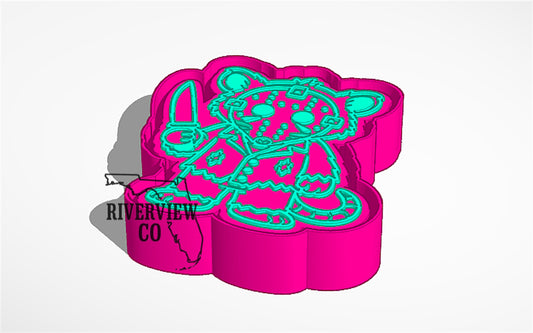 Jason opposum car freshie mold Halloween
