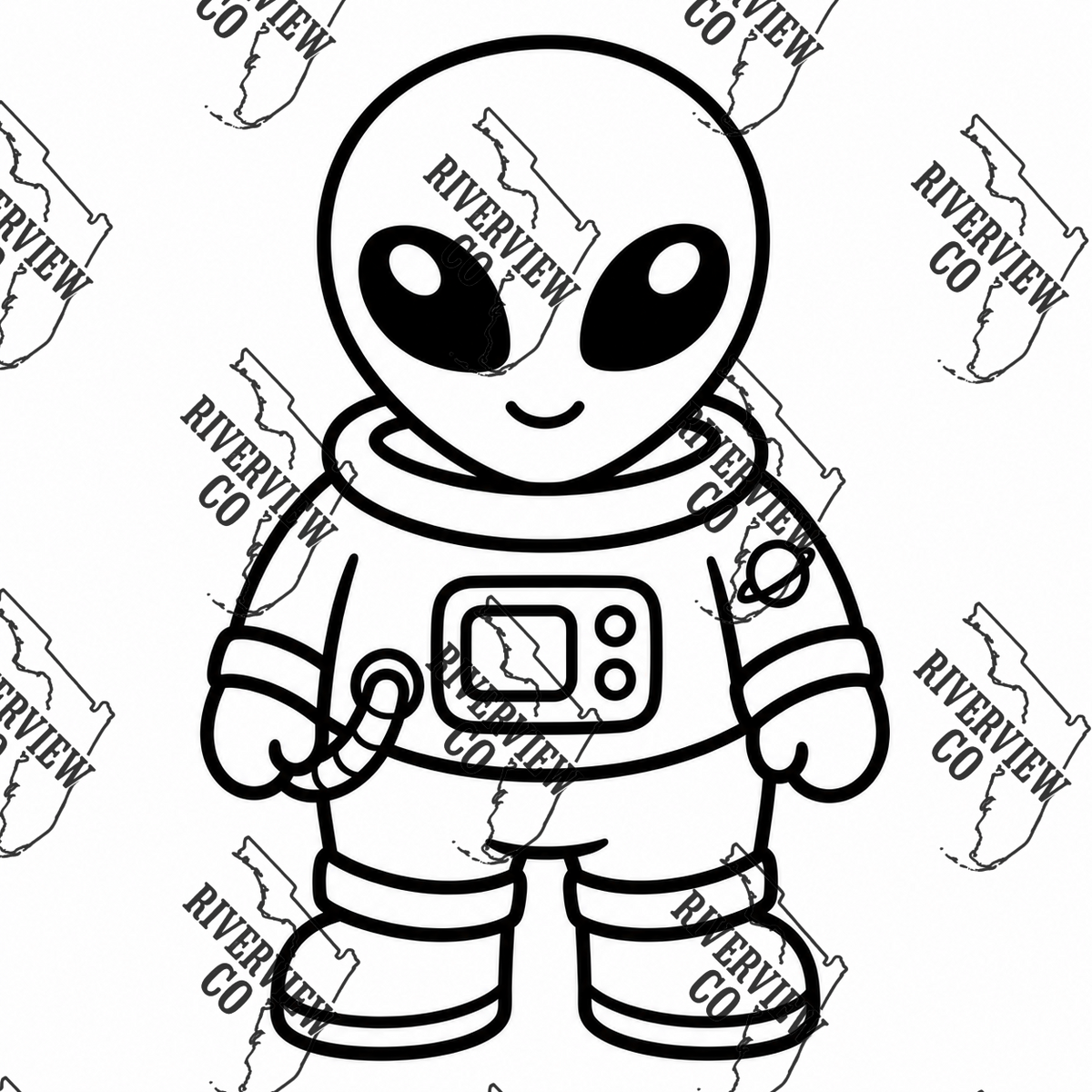 Alien astronaut car freshie mold space
