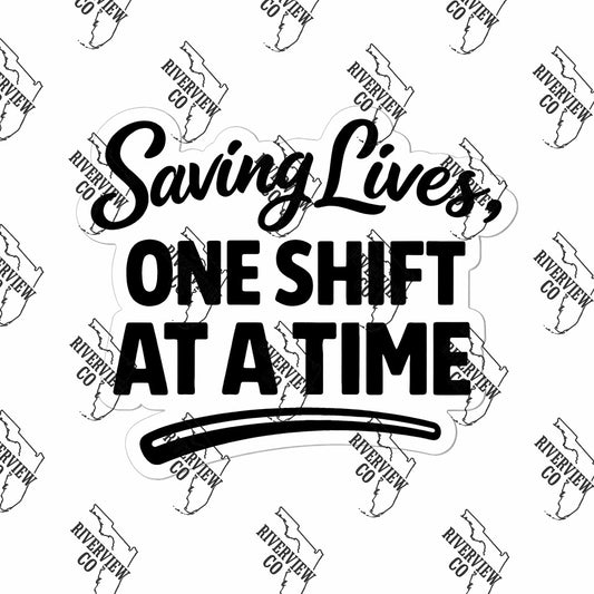 Saving lives one shift at a time car freshie mold