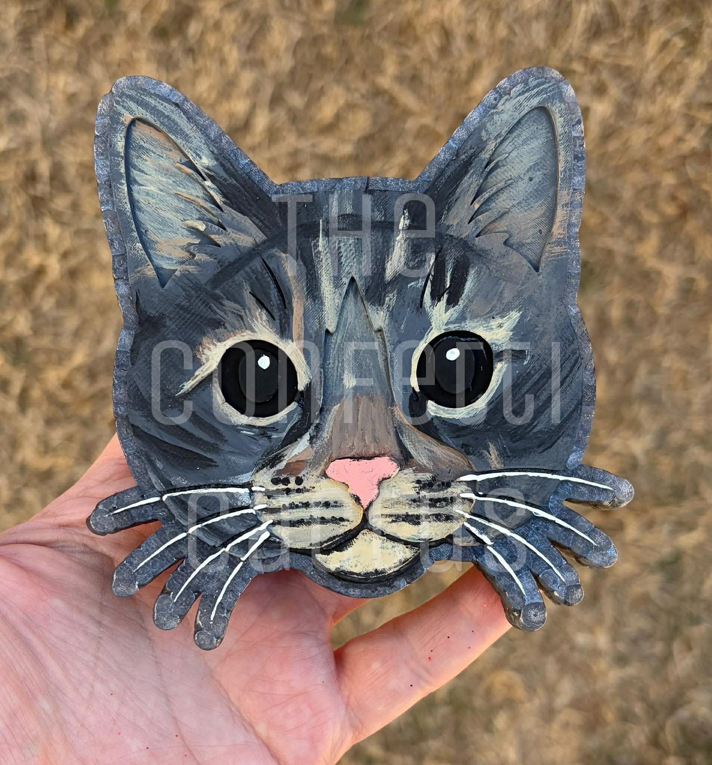Tuxedo cat car freshie mold