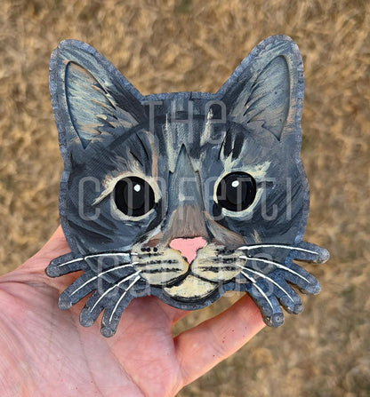 Tuxedo cat car freshie mold