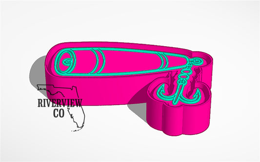 Popping cork car freshie mold