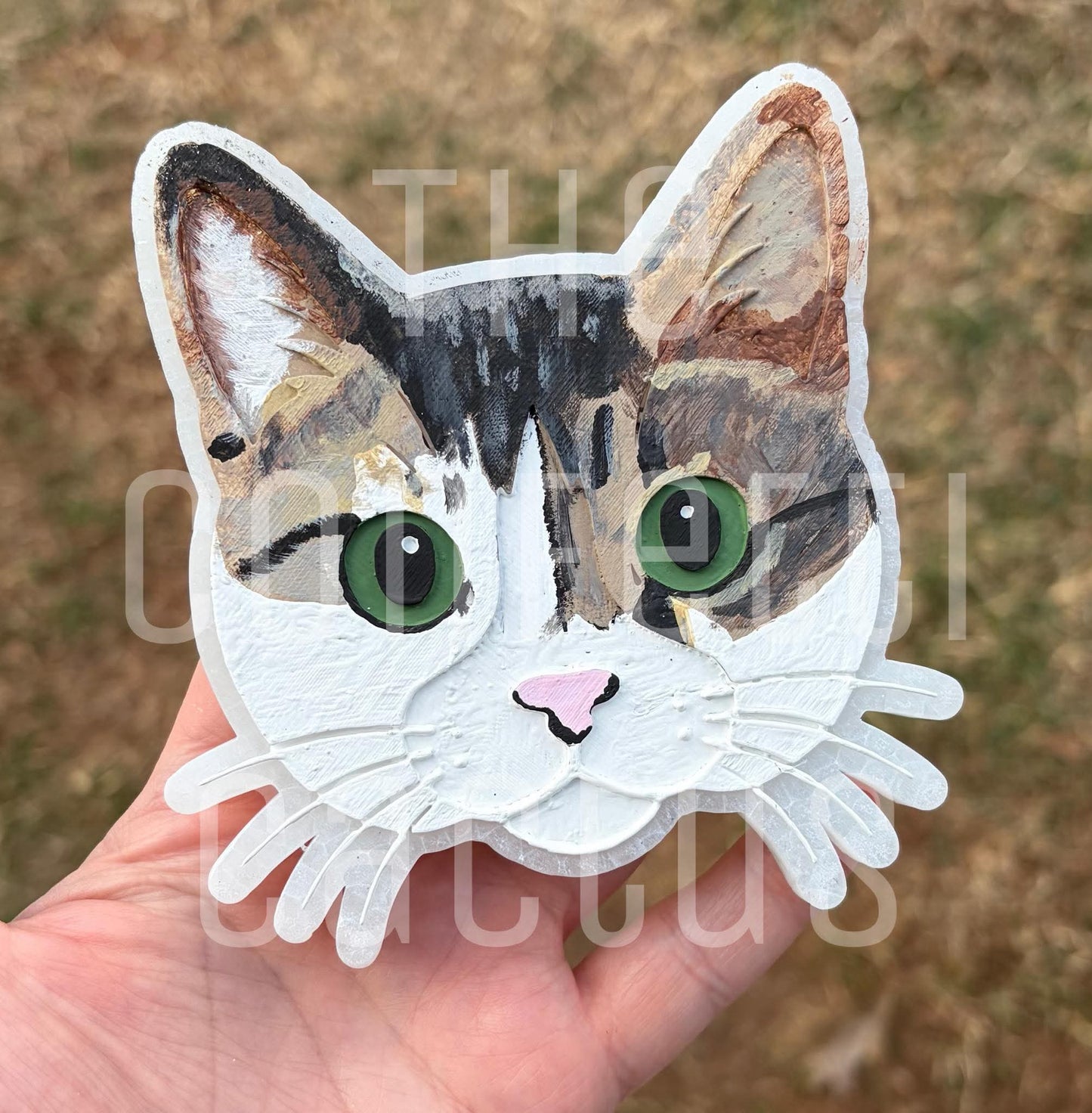 Tuxedo cat car freshie mold
