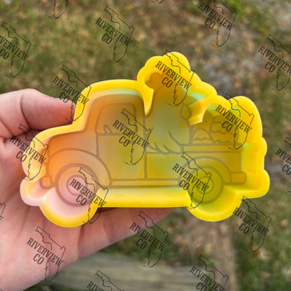 Easter truck car freshie mold