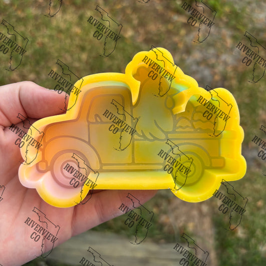 Easter truck car freshie mold